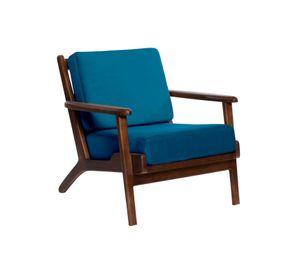 Sitial Neuss  Tela Velvet Azul Petroleo