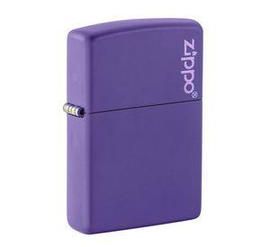 Encendedor Zippo Zp237zl Classic Purple Matte Logo