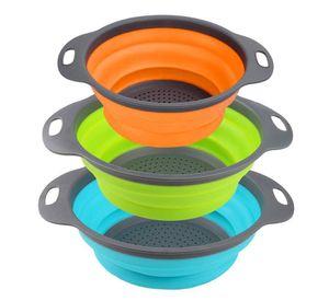 Juego Coladores Plegables Multiuso Fregadero Cocina Rondon
