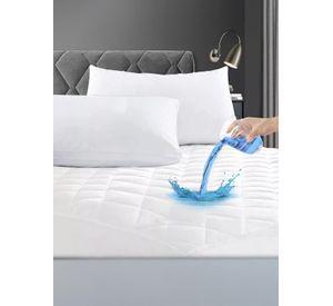 Cubre Colchon Protector Impermeable Blanco - King