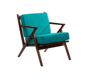 Sitial Bremen  Tela Velvet Turquesa