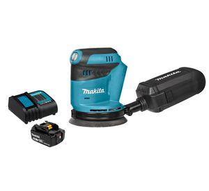 Lijadora Rotorbital Inalámbrica 125mm (5'') Makita DBO180 (3 Ah)