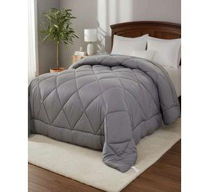 CUBRECAMA PLUMÓN NORDICO 2 PLAZAS GRIS MAS 2 FUNDAS ALMOHADA