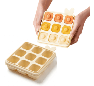 Cubeta Molde De Silicona Con Tapa Para Hielo Alimentos