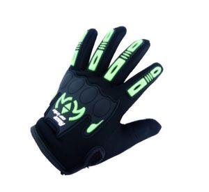 GUANTE PARA MOTO RACE CAR TRIBE MOD.GTS-21 CON PROTECCION ANTIDESLIZANTE VERDE