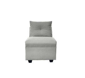 Butaca Mateo Chenille Gris Pata Plastica 1C