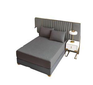 CUBRECOLCHON IMPERMEABLE SUPER KING COLOR GRIS OSCURO