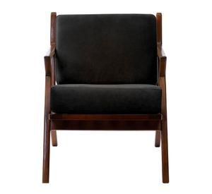 Sitial Bremen  Tela Velvet Negro