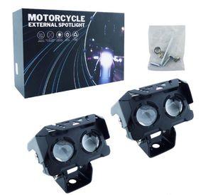 NEBLINERO LED PARA MOTO MINI 2 LED CUADRADO DUO COLOR 12/24V SET X 2 PCS