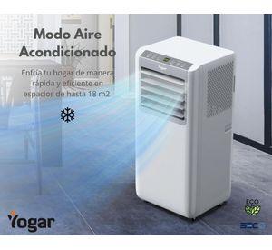Aire Acondicionado Portátil 4en1 9000 Btu Frío Y Calor Yogar