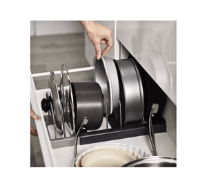 Organizador Expandible De Ollas Sartenes Tapas Cocina