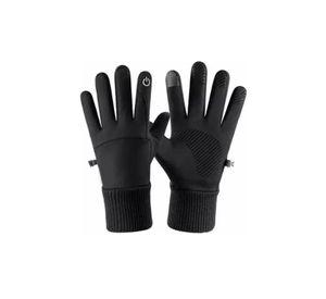 Guantes impermeables térmicos de moto talla L, color negro