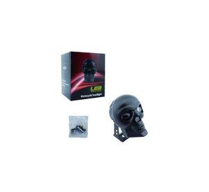 NEBLINERO LED PARA MOTO CALAVERA DUO COLOR AMBAR-BLANCO