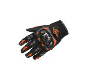 Guante Moto Bicicleta Naranjo Touch Premium