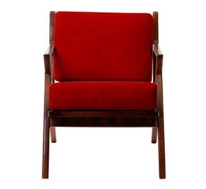 Sitial Bremen  Cuero Kentucky Rojo