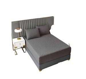 CUBRECOLCHON IMPERMEABLE PLAZA Y MEDIA GRIS OSCURO
