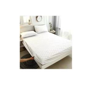 Cubrecolchón Impermeable - 1.5 Plazas + Funda Impermeable Color Blanco