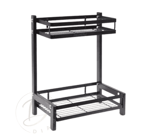 Rack Organizador de Especias De 2 Niveles Metal Organizador de Cocina