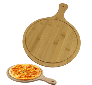 Tabla Picoteo Redonda Circular Pizza Madera 40x26cm