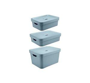 Conjunto Cajas Cube Celeste