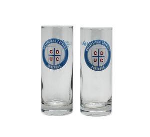 SET 2 VASOS PC UNIVERSIDAD CATOLICA