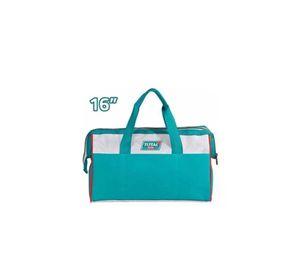 Bolso de herramientas 16" Total THT261625, color turquesa