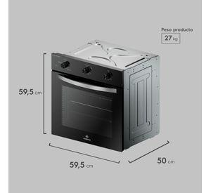 Horno Empotrable Eléctrico 59L Temporizador y Limpia Fácil OM6TB