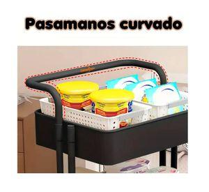 Carrito Organizador Con Ruedas Multiuso 3 Niveles