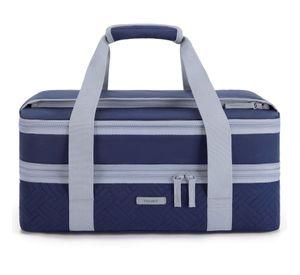 Tourit Bolsa Térmica Doble Comida 23x33cm Impermeable Azul