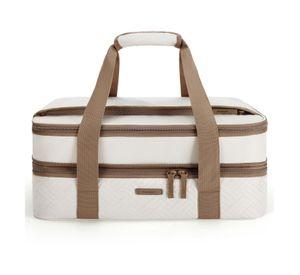 Tourit Bolsa Térmica Doble Comida 23x33cm Impermeable Beige