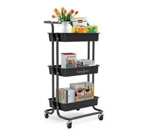 Carrito Organizador Con Ruedas Multiuso 3 Niveles