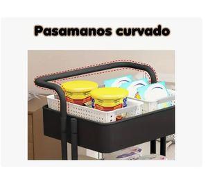 Carrito Organizador Con Ruedas Multiuso 3 Niveles
