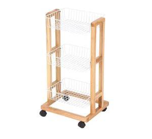Carro Organizador Con Ruedas 5 Niveles 42x35x77.5 Cm