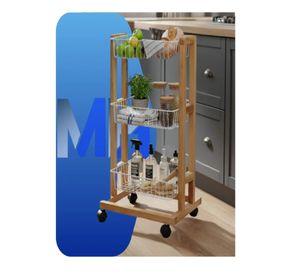 Carro Organizador Con Ruedas 5 Niveles 42x35x77.5 Cm