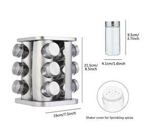 Organizador Condimentos Especias Giratorio 12 Frascos Cocina