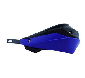 PROTECTOR DE MANILLAR PARA MOTO BASE METAL NEGRA SET X 2 PCS NEGRO/AZUL