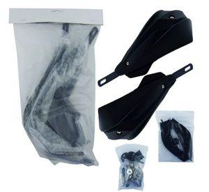 PROTECTOR DE MANILLAR PARA MOTO BASE METAL NEGRA SET X 2 PCS NEGRO/ NARANJA