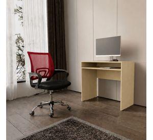 Combo Oficina 1 Escritorio Cartagena + Silla New York Negra y Roja