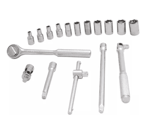 Jgo Dados 1/4 Hexagonal 4-13mm 18 Pzs. Marca Stanley 86-117