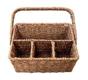 Organizador Hogar Cubiertos Deco Fibras Naturales