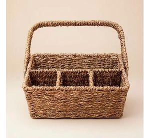 Organizador Hogar Cubiertos Deco Fibras Naturales