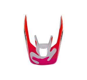 Visera Moto V3 Ryvr Blanco/Negro Fox