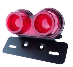 LUZ DE FRENO Y GIRO PARA MOTO CON SOPORTE REDONDO 12 VOLT