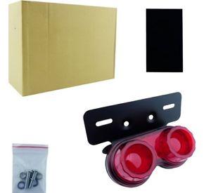 LUZ DE FRENO Y GIRO PARA MOTO CON SOPORTE REDONDO 12 VOLT