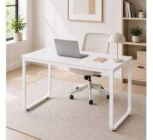 Escritorio Blanco 120 cm Zend para Home Office, Oficina o Estudio con Diseño Minimalista