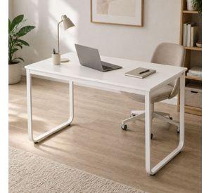 Escritorio Blanco 120 cm Zend para Home Office, Oficina o Estudio con Diseño Minimalista