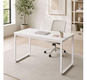 Escritorio Blanco 120 cm Zend para Home Office, Oficina o Estudio con Diseño Minimalista