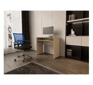 Combo Oficina 1 Escritorio Cartagena + Silla New York Negra y Azul