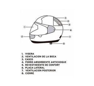 Casco Full Face Bx603 Nuevo & Original Bex