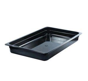 Recipiente GN policarbonato 1/1 x 10 cm Negro